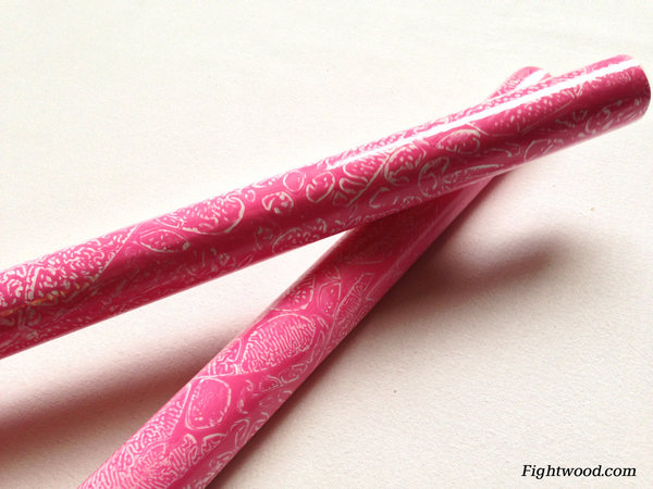 FIGHTWOOD COLOR Lady "Abstract Art Pink White"  (Paar)