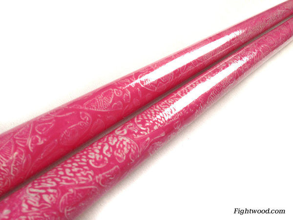 FIGHTWOOD COLOR Lady "Abstract Art Pink White"  (Paar)