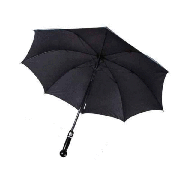 Safety umbrella with knob