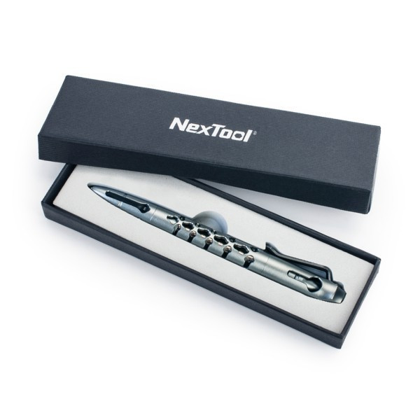 NEXTOOL KT5506 Dino Pen Tactical Pen von Nextorch Glasbrecher, Kubotan + Kugelschreiber