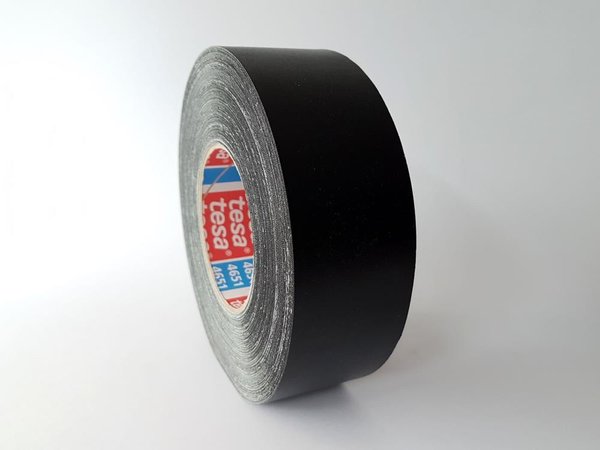 Tesaband 4651 Premium, 50m x 50mm, schwarz - Reparaturband
